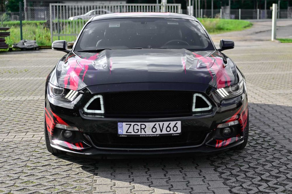 Ford Mustang 5.0 GT manual, wydech, folia