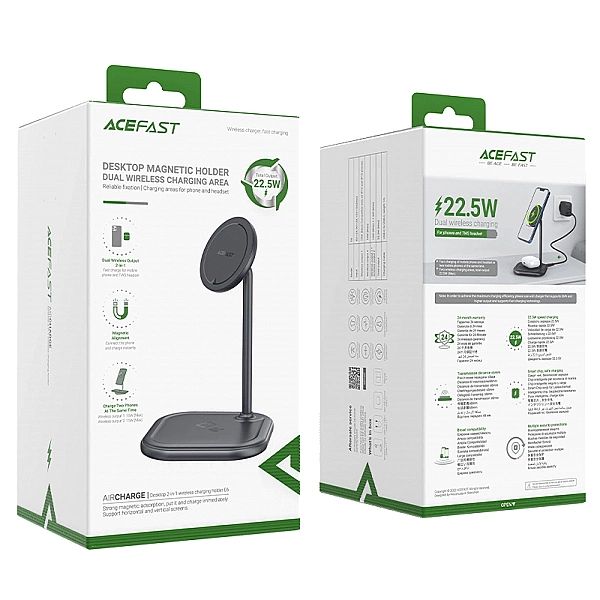 Acefast bezprzewodowa ładowarka Qi 15W do iPhone (z MagSafe) i Apple A