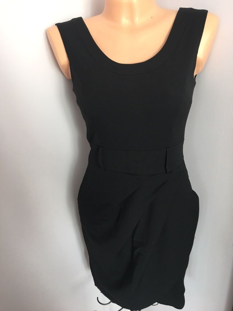 Czarna elegancka sukienka M okolicznościowa