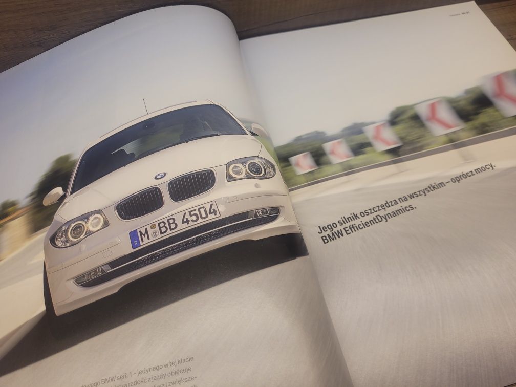 Prospekt BMW E87 LCI 2009r. - język polski,  79 stron