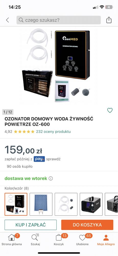 Ozonator do zywnosci nowy nieuzywany  !