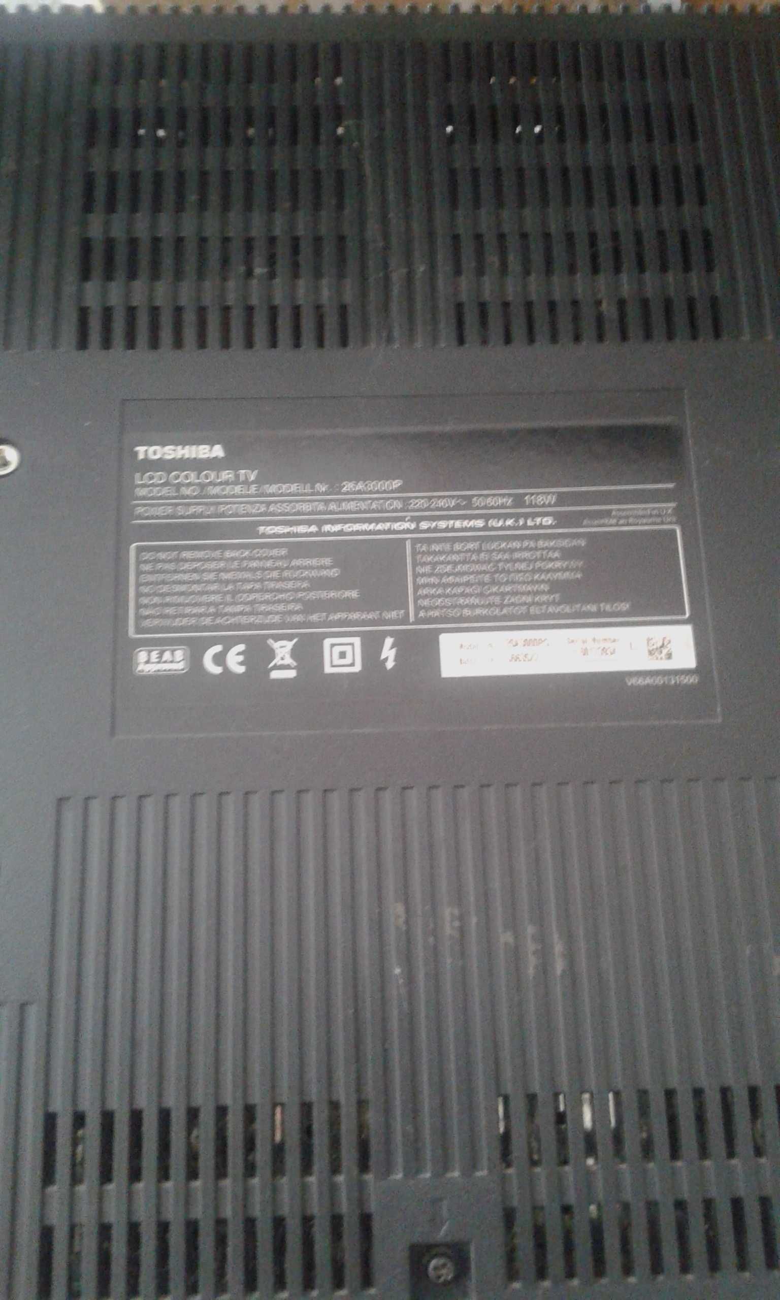 Telewizor LCD Toshiba 26A3000P pilnie