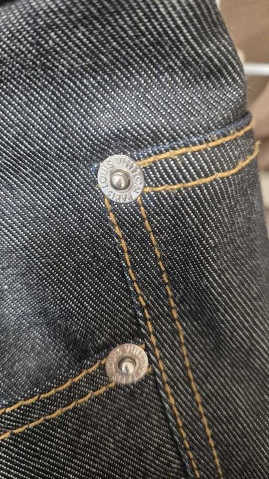 Oryginalne Dżinsy Louis Vuitton - Klasyczny Fason Made In Italy 34 XS