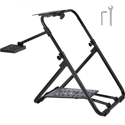 VEVOR Foldable Racing Steering Wheel Stand, Height Adjustable
