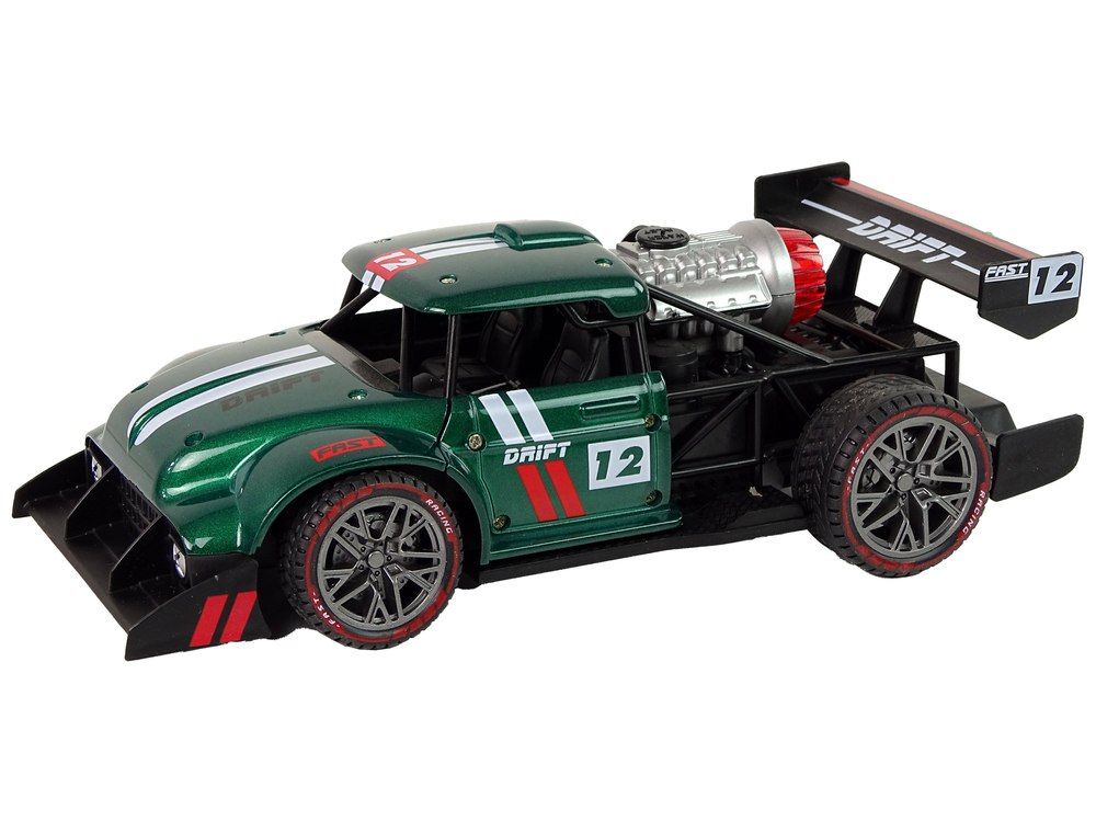 Auto Zdalnie Sterowane Sportowe R/C 1:16 Zielone Para Wodna