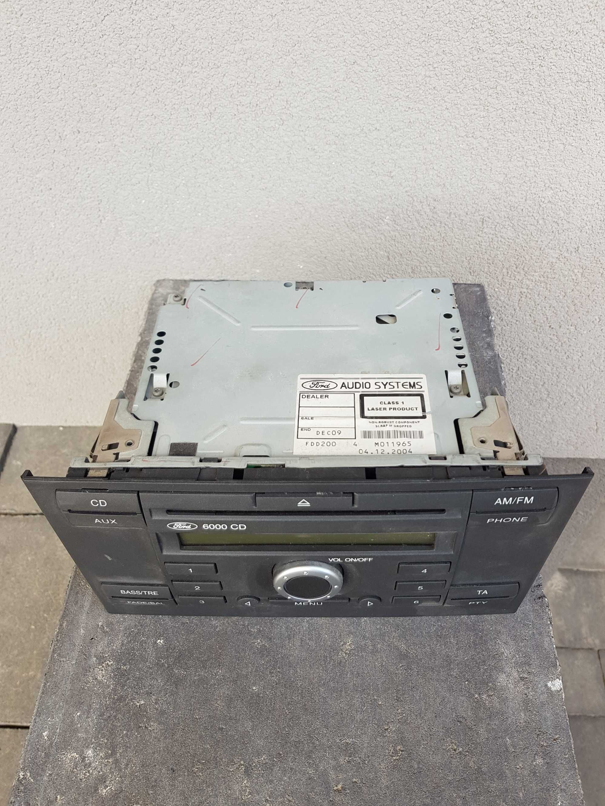 Radio Ford Mondeo Mk3 fabryczne radioodtwarzacz 6000CD