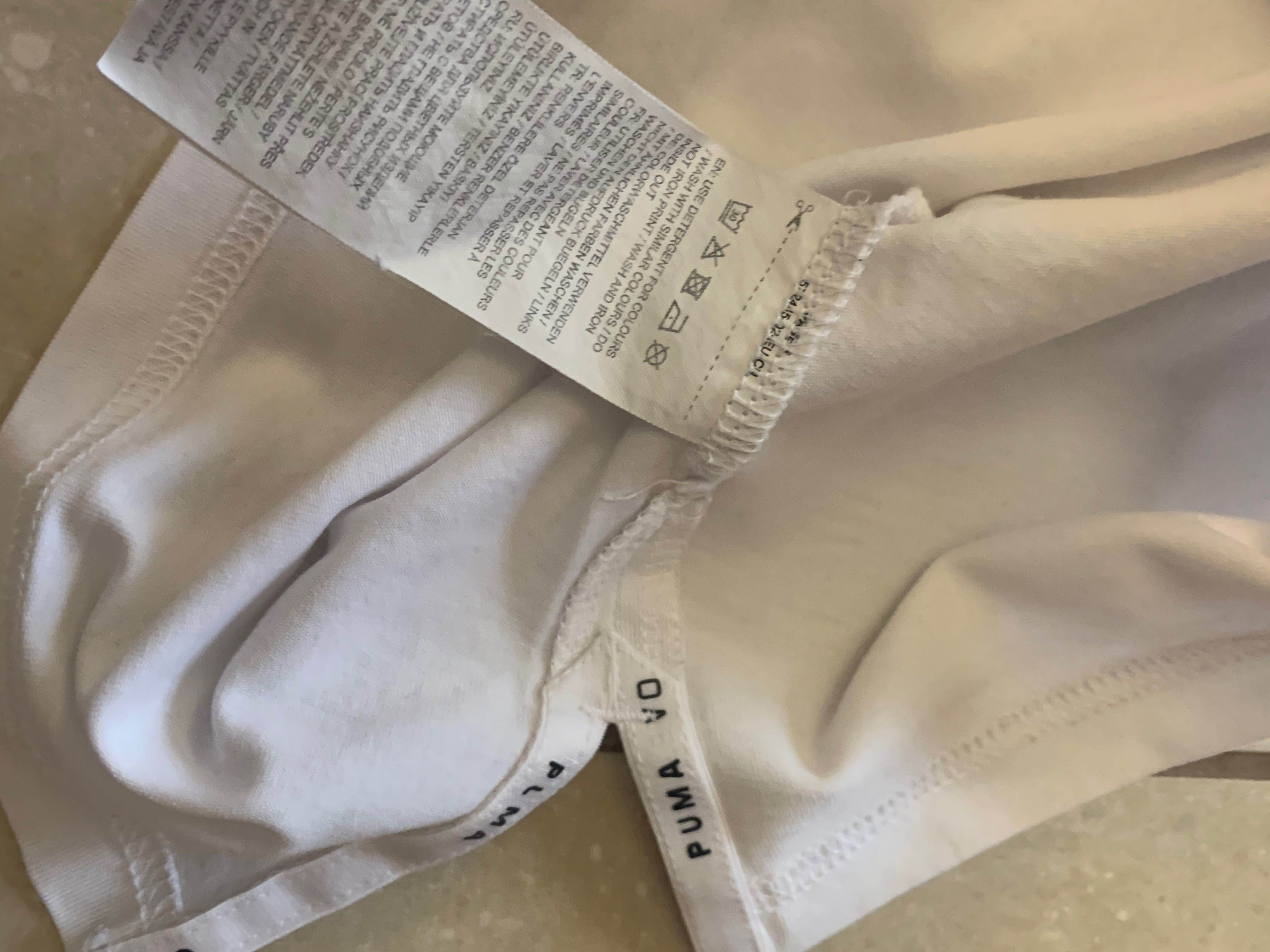 Biała Koszulka sportowa Puma Evo Core męska T-shirt bawełna r. XL nowa