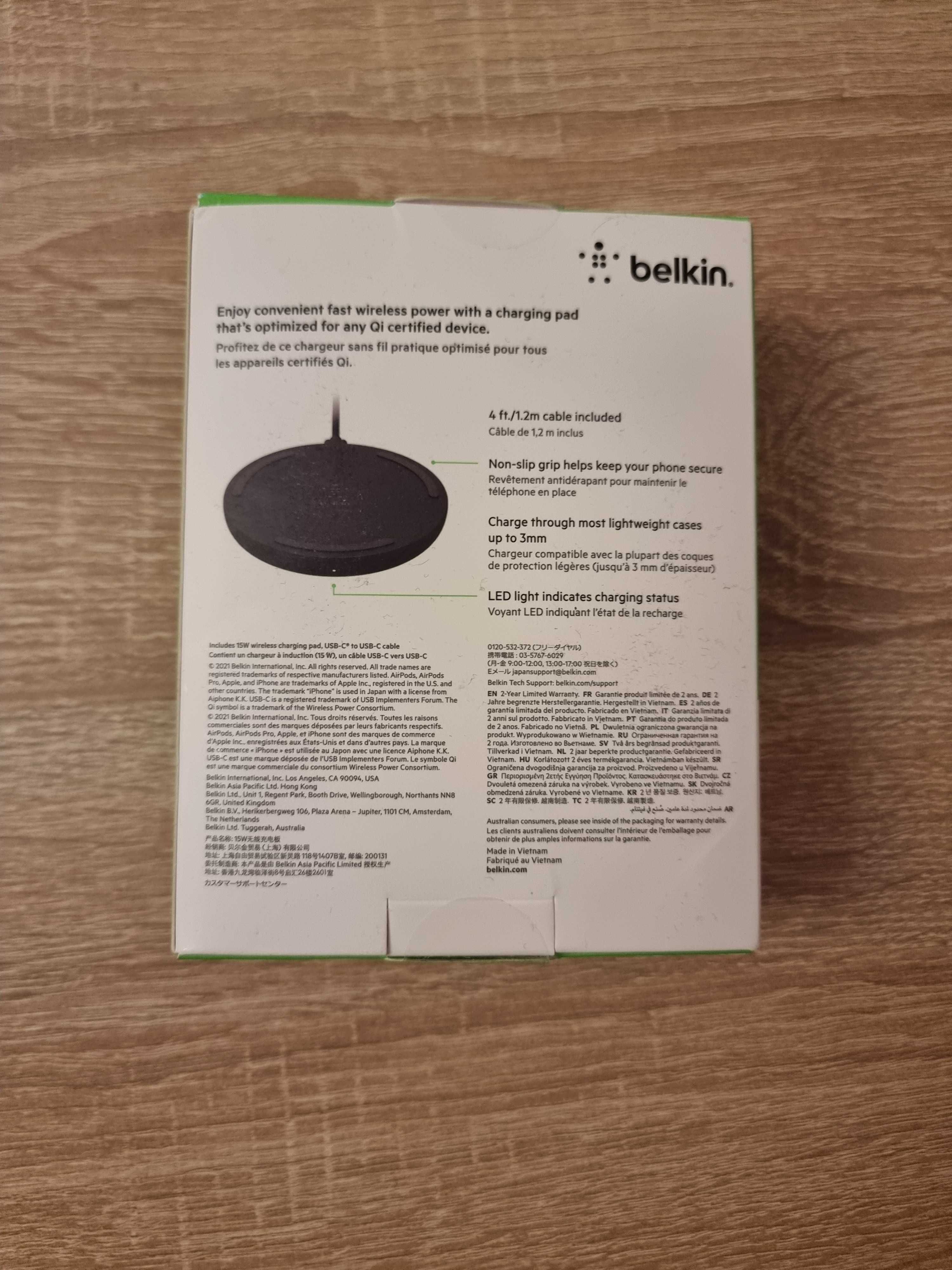 Ładowarka indukcyjna Belkin ‎WIA002BTBK 15w