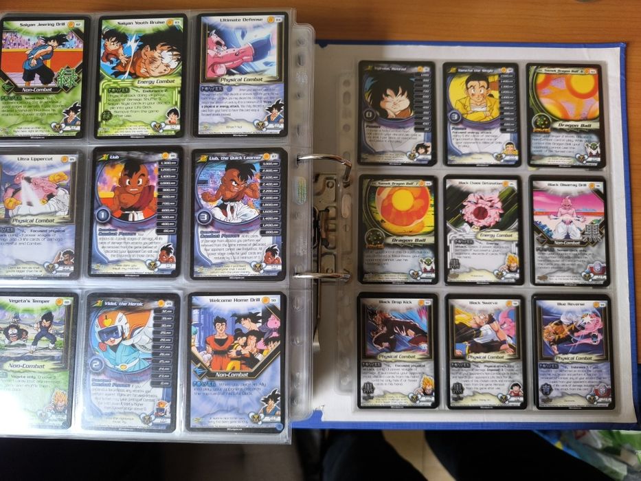 Karty Dragon Ball Z CCG SCORE kompletna Kid Buu saga 1-123.