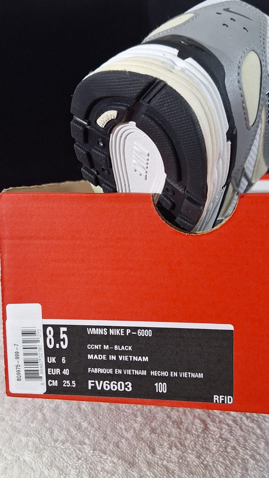 Кросівки Nike P-6000 US8.5 EU 40 25.5CM  FV6603 100