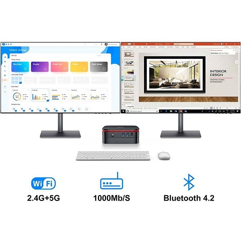 Mini PC Blackview MP60 – Compacto, Rápido e Econômico – Excelente para