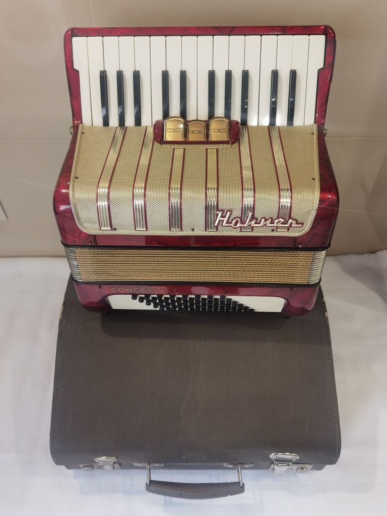 Hohner concerto 48 basów akordeon