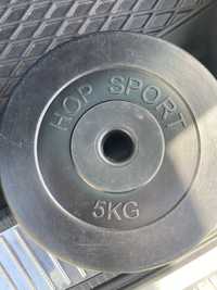 Obciazenie/ciężarki Hop Sport 5 kg - 2 szt