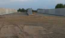 Silos betonowy na kiszonkę, prefabrykowany silos, mur oporowy, sciana
