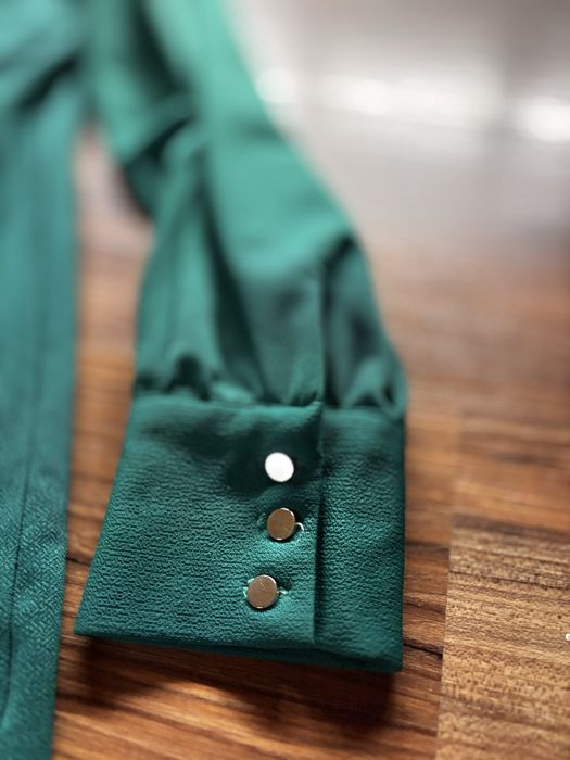 Zielona sukienka,prosta sukienka