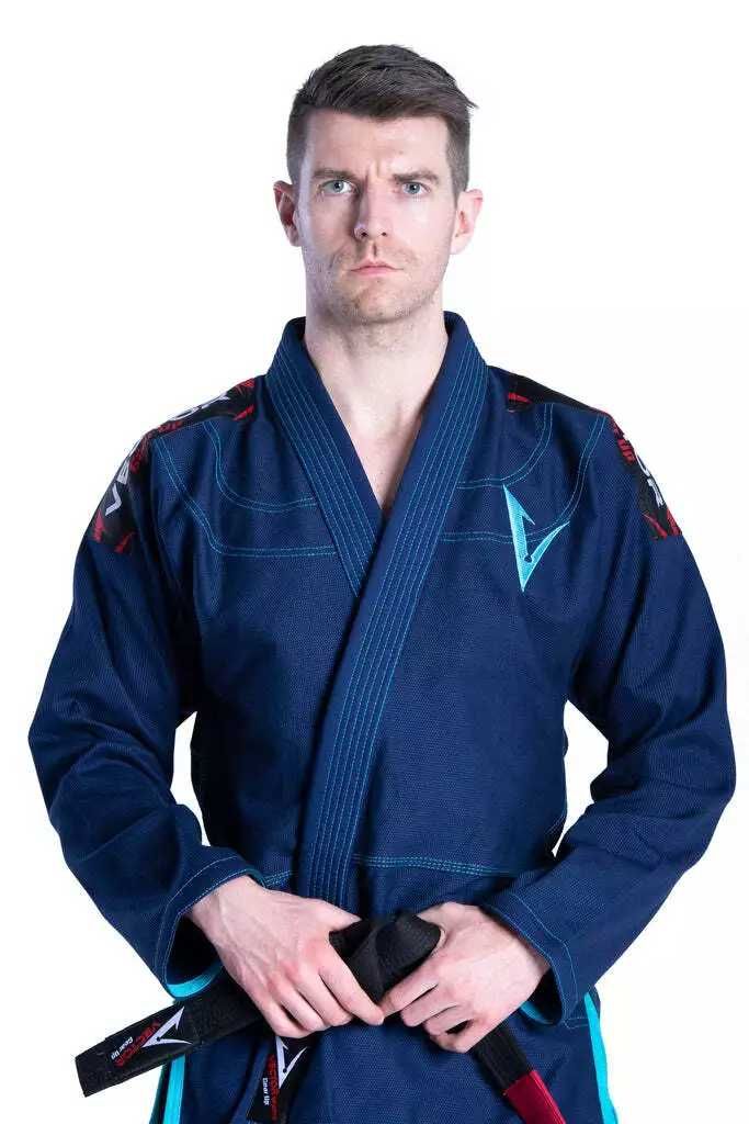 VECTOR ATTILA Brazylijskie JIU JITSU BJJ GI Kimono A0 (S) + biały pas