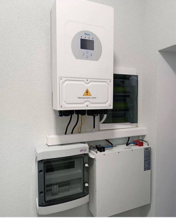 РЕЗЕРВНЕ ЖИВЛЕННЯ Deye 6 квт і батарея 5 квт