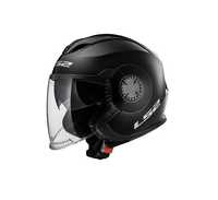 Kask motocyklowy Otwarty na skuter LS2 OF570 Verso Solid Gloss Black S