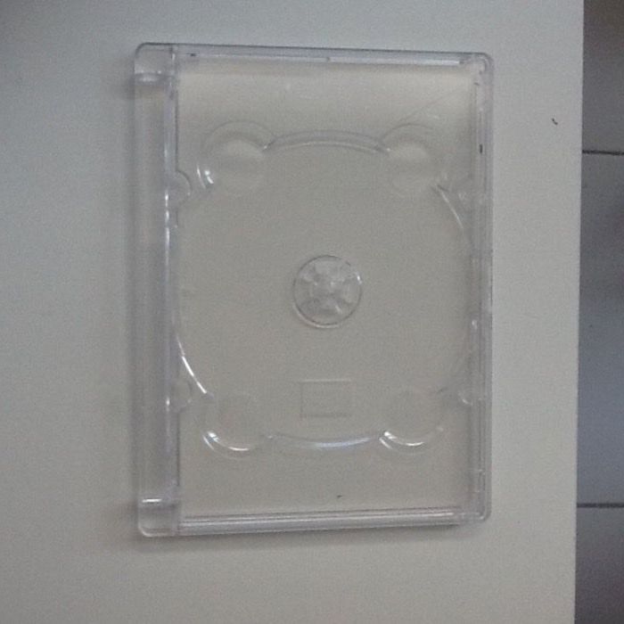 Caixa transparente para DVD