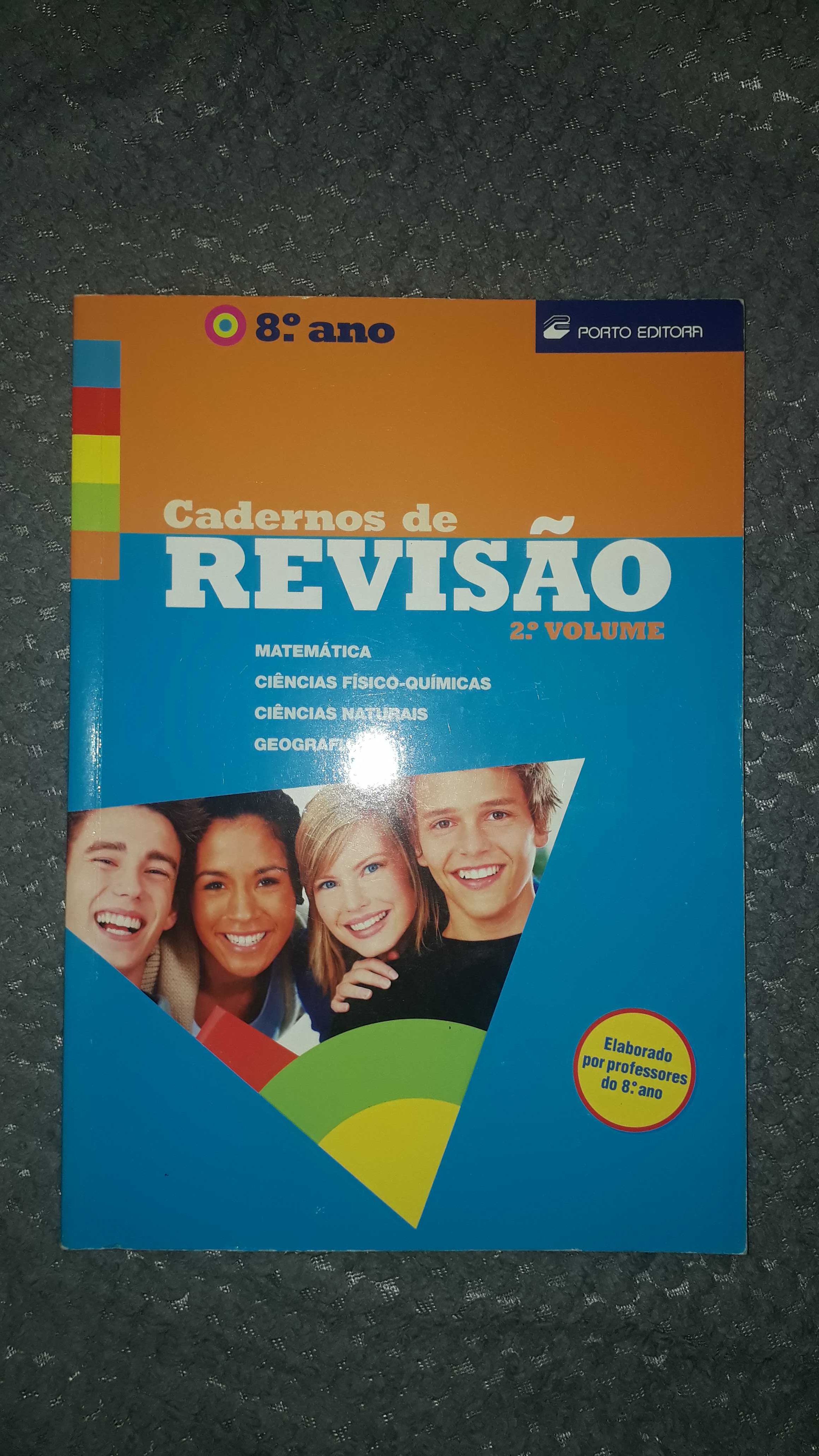 "Cadernos de revisão" 8ºano Volumes 1 e 2 (multidisciplinas)