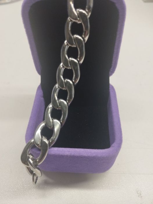 Pulseira biker em aço