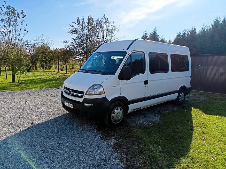 Opel Movano L2H2 2.2 Diesel | 9 osób + duża paka | Hak | Zamiana