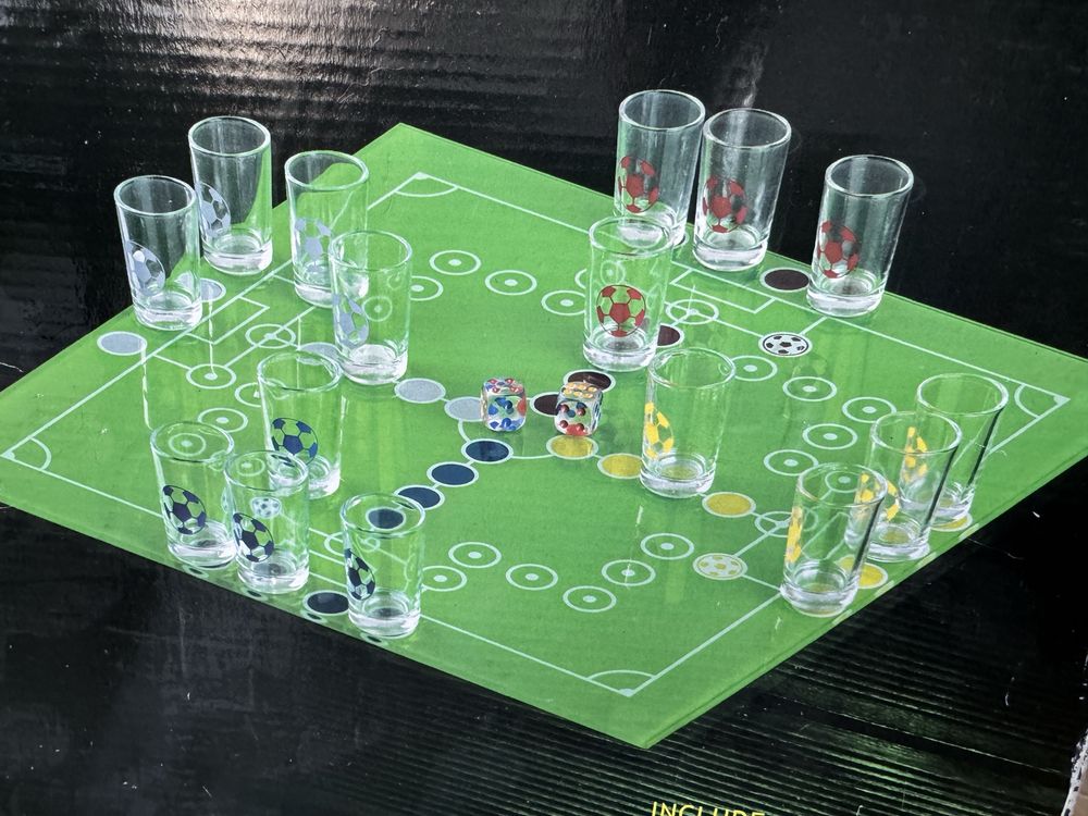 Gra planszowa drinking football, alkoholowy chińczyk, PREZENT 18+