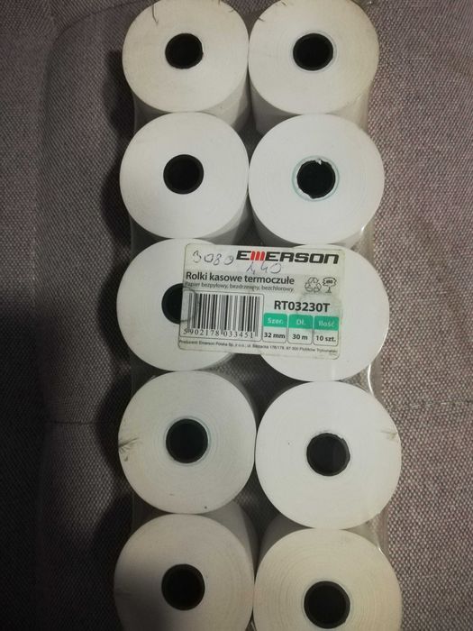 Rolka termiczna do kasy fiskalnej Emerson 10 rolek