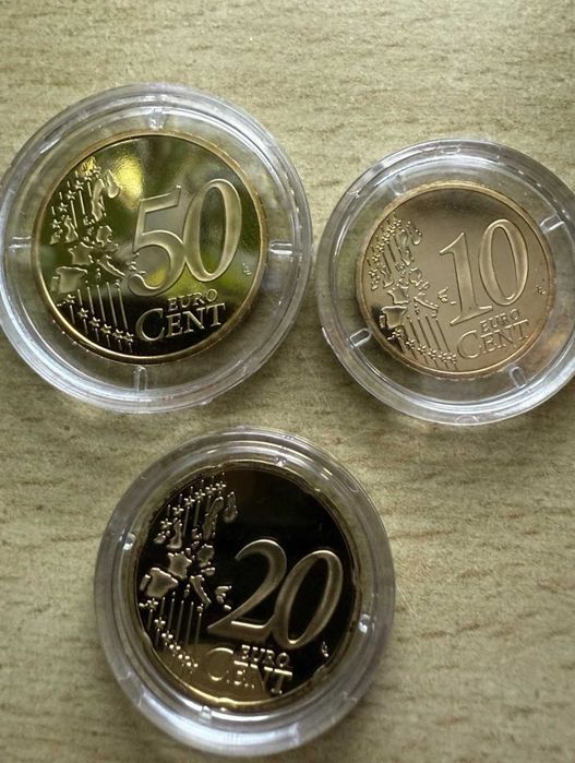 Moedas do Mónaco 10-20-50 Euro Cent 2006 PP - PROOF - 11.180ex.