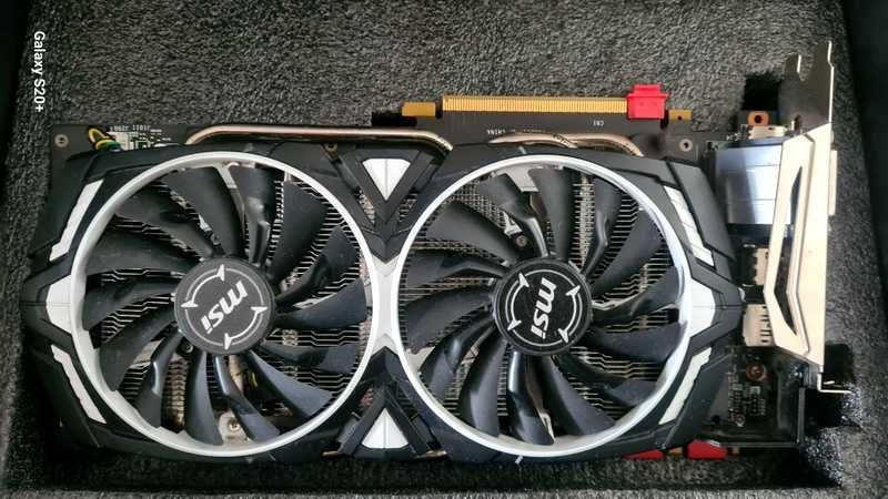 MSI GeForce GTX 1070 ARMOR 8G OC 8GB DDR5 256bit używana