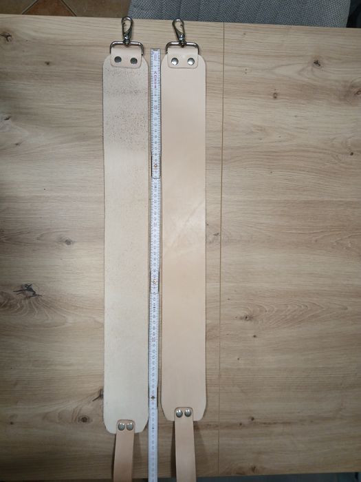 Skórzany dwustronny pas do ostrzenia noży