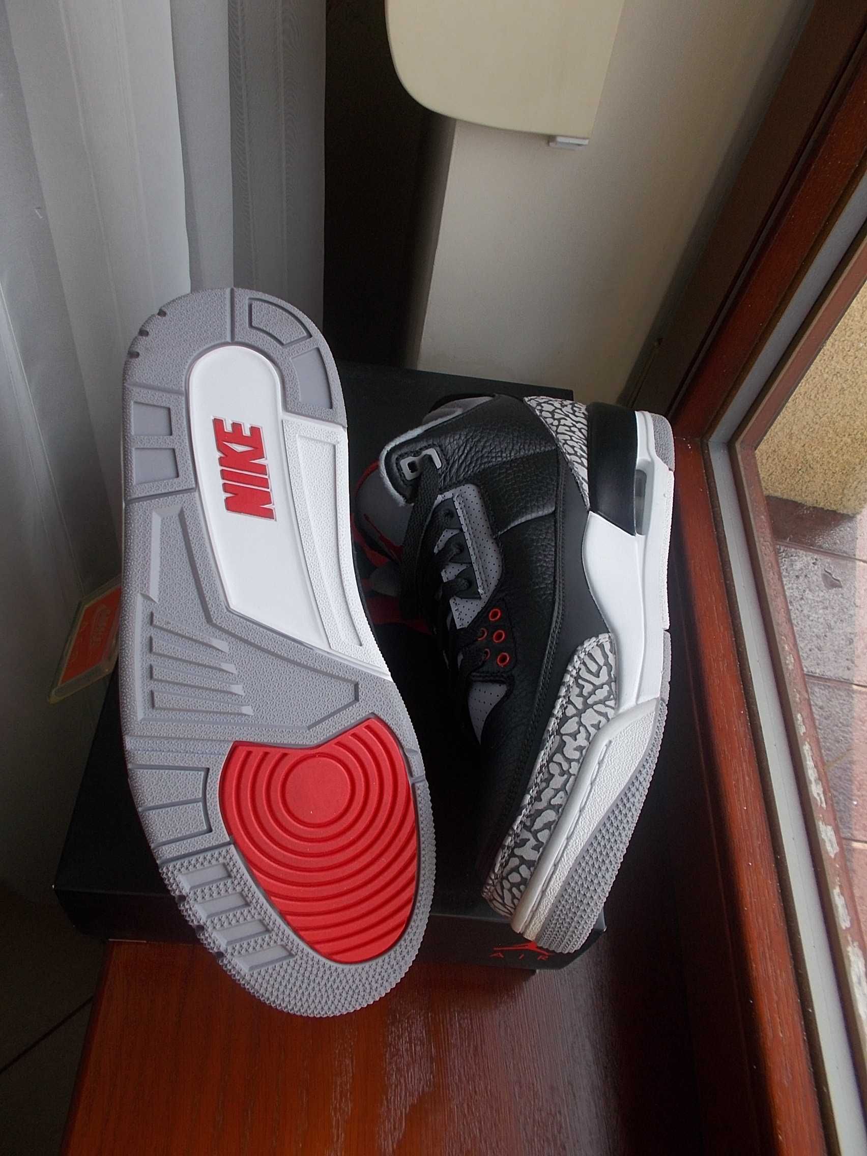 (roz. 42,5- 27 cm) Nike Air JORDAN 3 Retro OG Black Cement 854262,-001