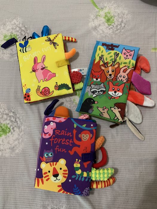 Книжка дитяча звірі з хвостиками