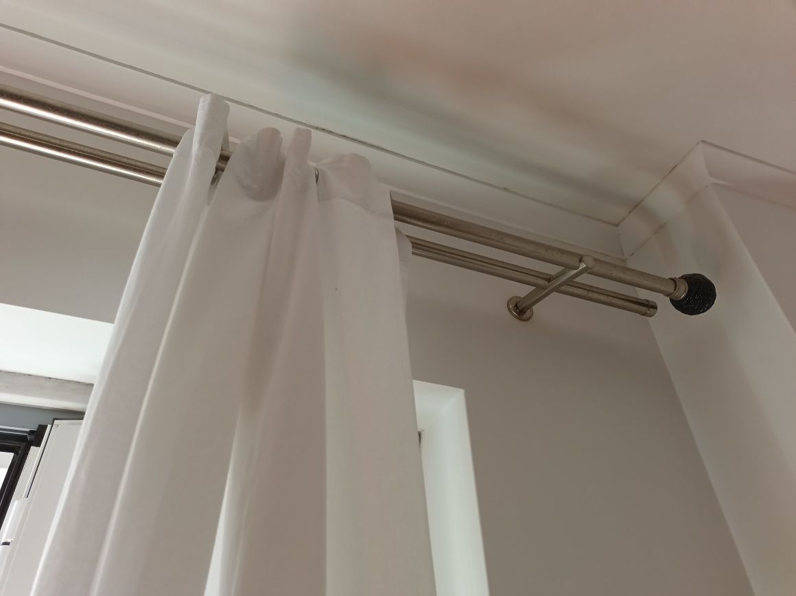 Kit dois varões cortinado