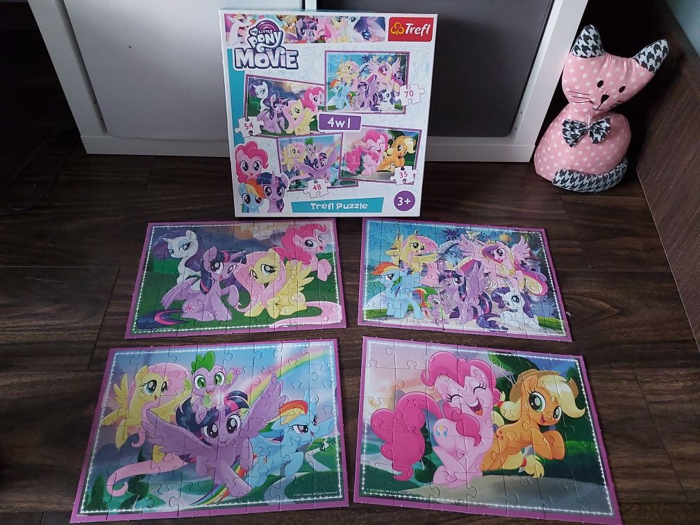 Sprzedam puzzle 4 w 1 My Little Pony