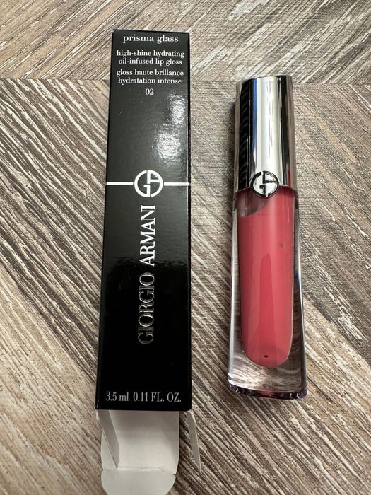 Giorgio Armani prisma glass 02 candy halo - lip gloss błyszczyk do ust