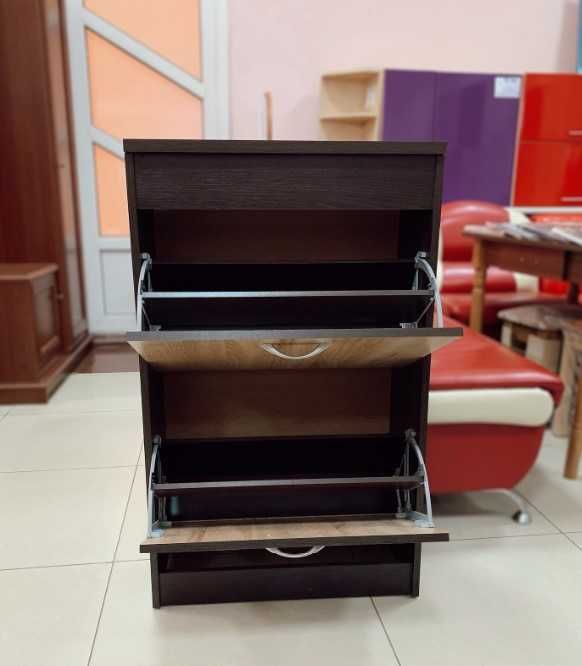 Тумбадля взуття на 2 полички 60/80 см Нова зі складу Венге/Самоа