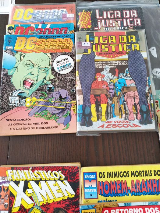 Revistas marvel especial, épicos, Sam e dc