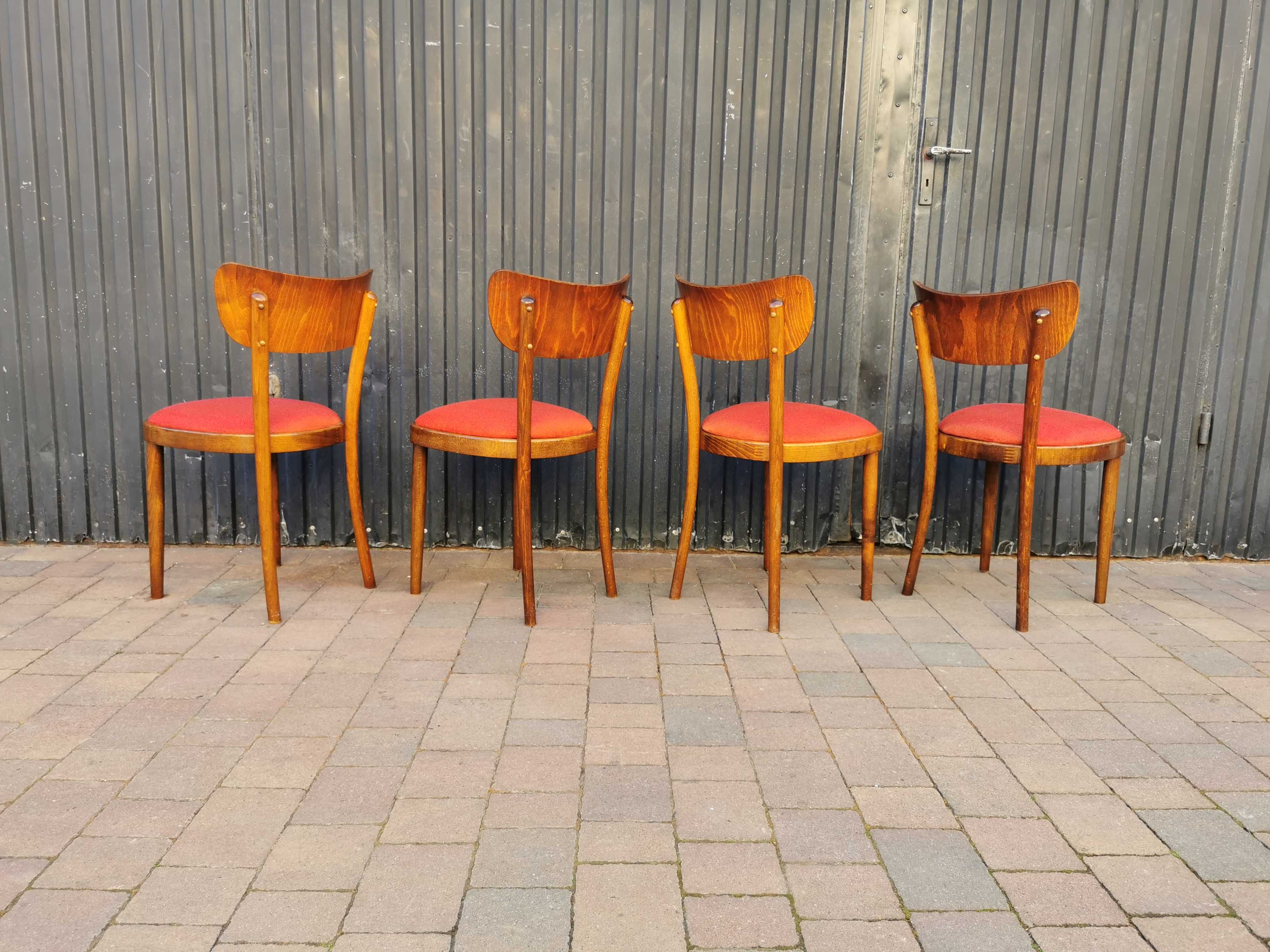 Krzesła TON (Thonet), Czechosłowacja '60, Vintage, PRL design, Retro