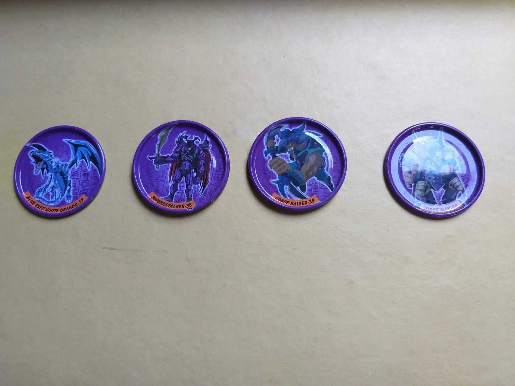 Yu-Gi-Oh metal tazos
