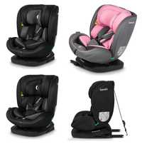 Fotelik samochodowy LIONELO BASTIAAN obrotowy 360 stopni ISOFIX 0-36kg