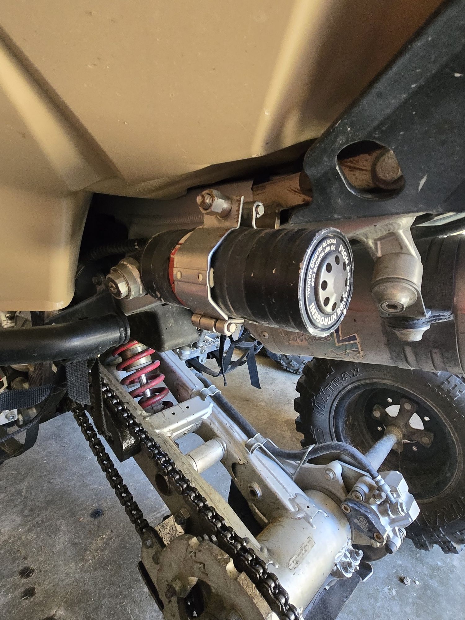 Suspensão e braços suzuki ltr 450