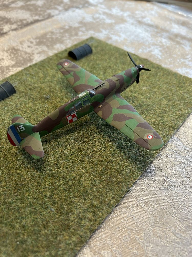 Model myśliwca Caudron C.714 Cyklone w barwach polskich w skali 1:72