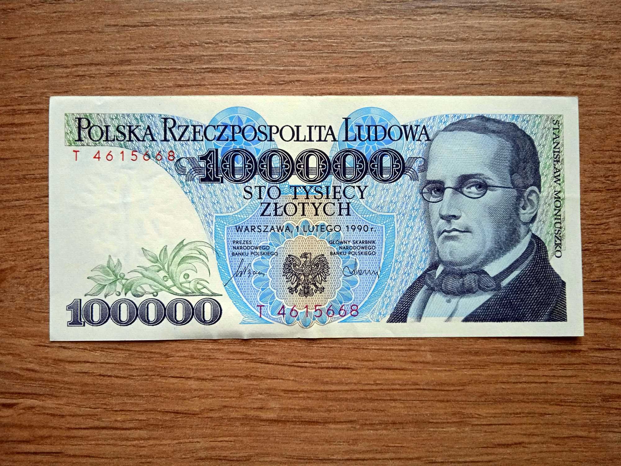 100000 zł 1990  T  st. 2+