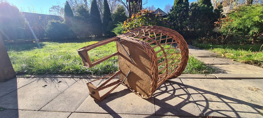 Fotelik wiklinowy na rower