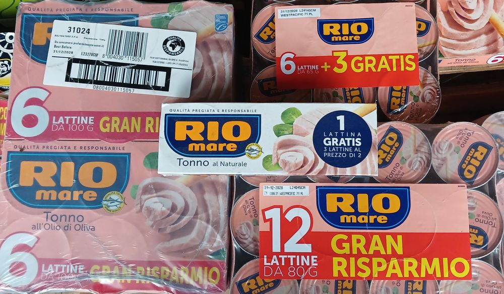 Тунец Рио,Rio Mare в оливковом масле 65 грм,80 грм, 100 грм Италия