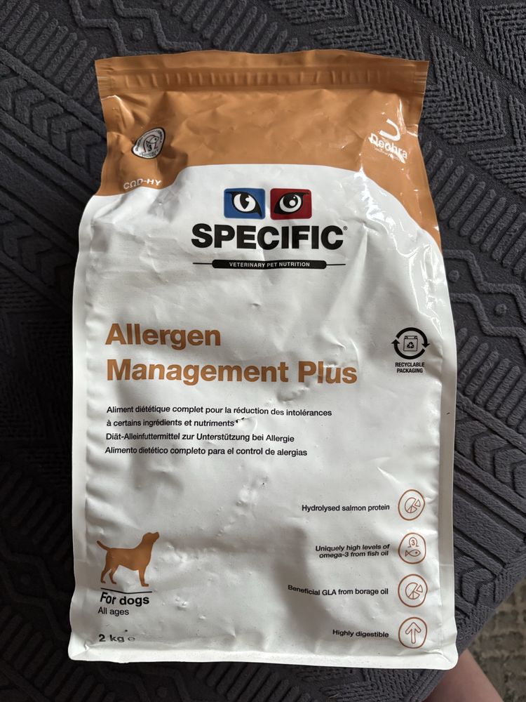 Karma sucha dla psów Allergen Management Plus COD-HY SPECIFIC 2 kg