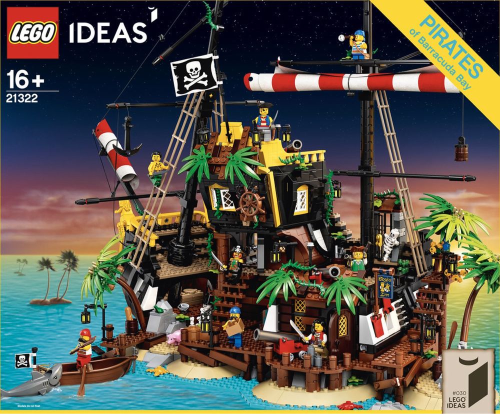 Lego  Ideas 21322 Pirates of Barracuda e Outros Sets