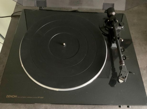 Gramofon Denon DP-300F czarny + Wkładka gramofonowa Goldring 2100