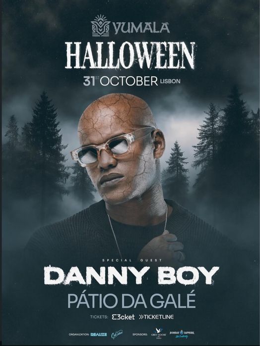 Bilhete para Festa de Halloween Danni Gato